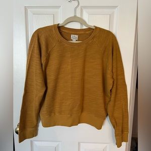 J Crew Vintage Terry Crewneck Pullover